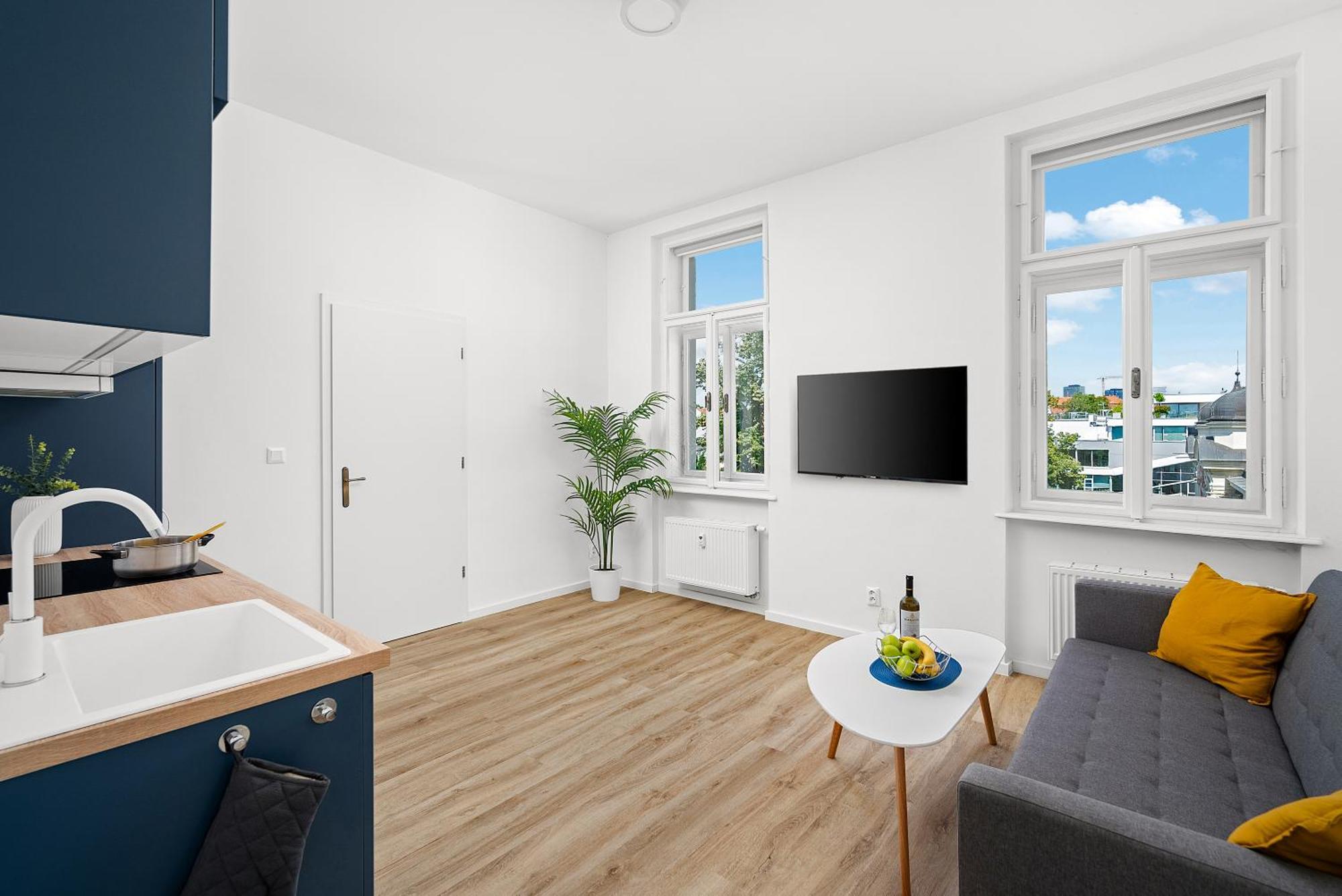 Utulny Apartman V Centru Sky Brünn  Kültér fotó